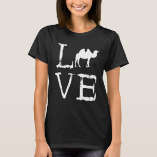 Camiseta Camello de amor temible Camello desierto árabe wor