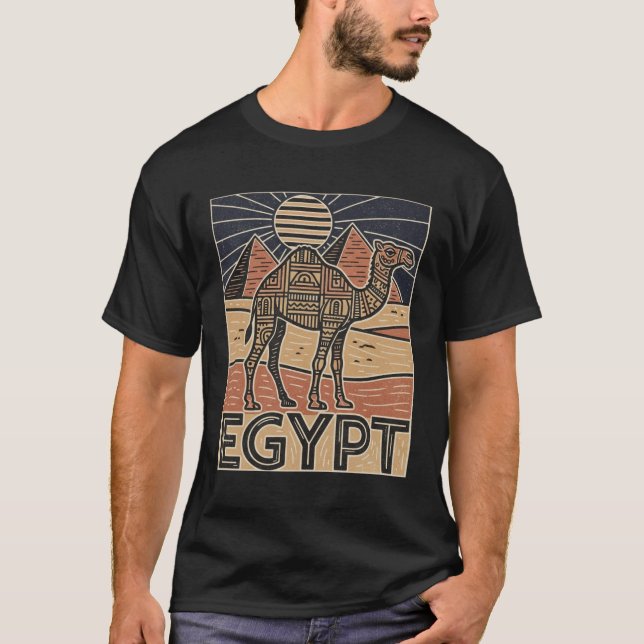 Camiseta Camello de Egipto (Anverso)