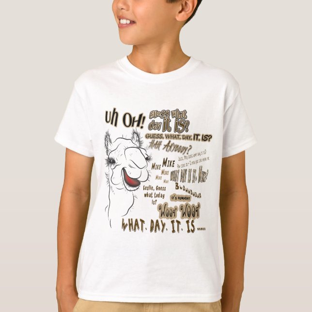 Camiseta Camello de Hump Day (Anverso)