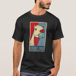 Camiseta Camello De Vintage De Camel Dad Para Padre Mascota