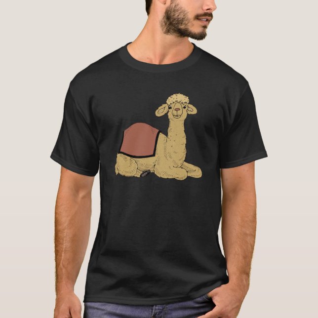 Camiseta Camello dromedario camel dromedary (Anverso)