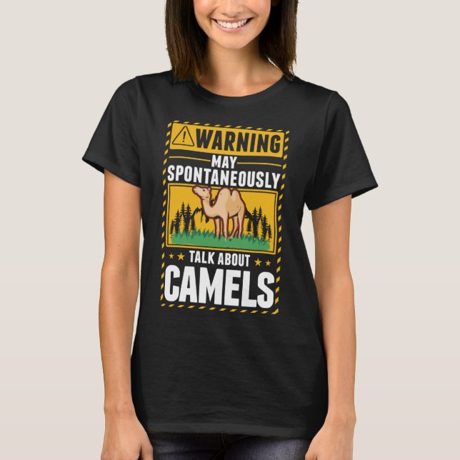 Camiseta Camello Dromedario Egipto Camello (Anverso)