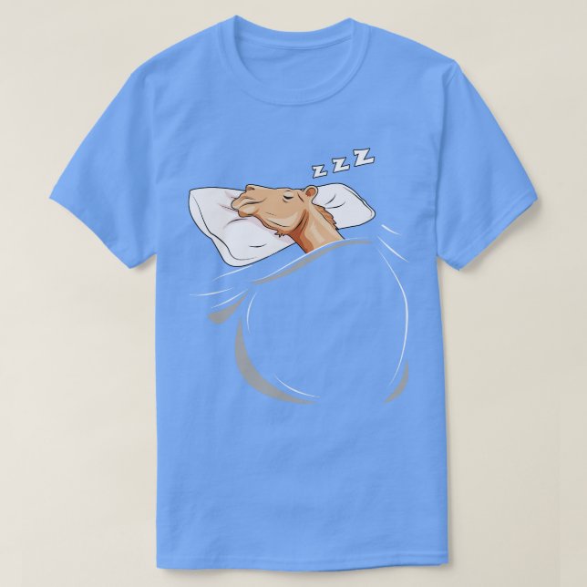 Camiseta Camello Dromedary Sleeping Animal Napping Slumber (Diseño del anverso)