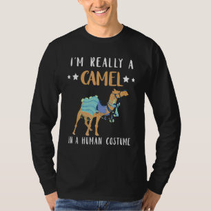 Camiseta Camello En Un Camello De Traje Humano Vestido Came