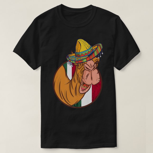 Camiseta Camello Gorra Sombrero Famoso Camel Life México (Diseño del anverso)
