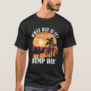 Camiseta Camello Hump Day Camel Sunset Palm Tree Hump Day