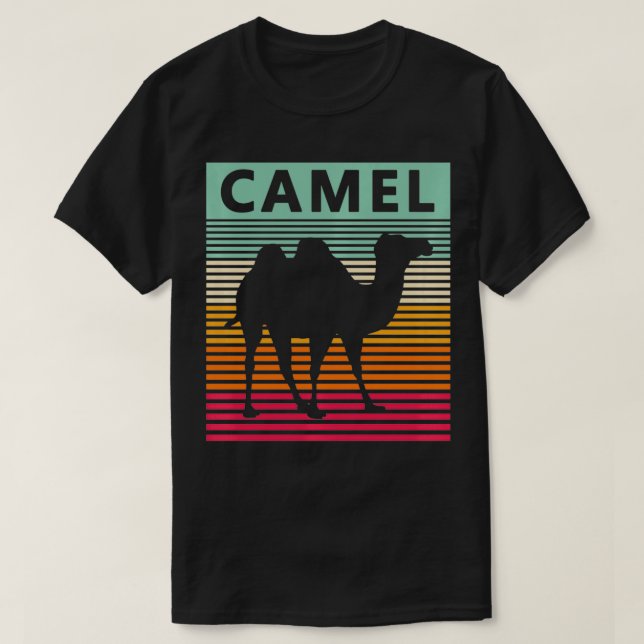 Camiseta Camello Lover Retro Vintage Pullover (Diseño del anverso)