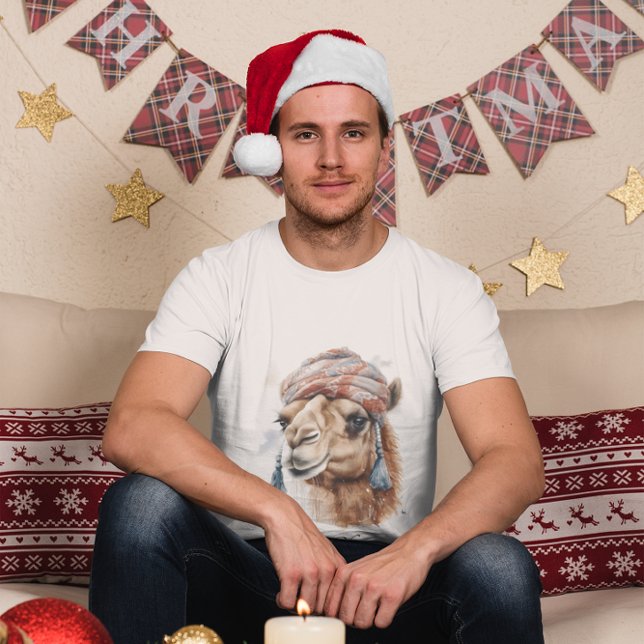 Camiseta Camello navidad, personalizable (Subido por el creador)