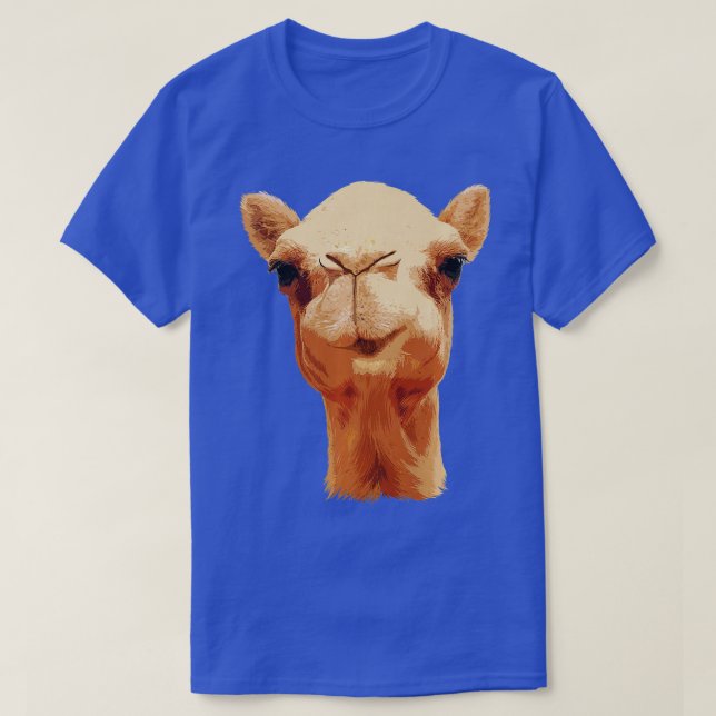 Camiseta Camello para hombres Mujeres Animales Enfrentan Ca (Diseño del anverso)