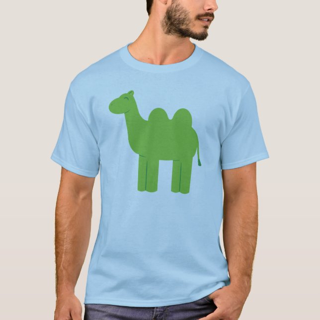 Camiseta Camello verde lindo (Anverso)