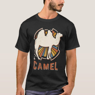 Camiseta Camello Vintage Clásico Retro Amor Animal