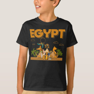 Camiseta Camellos pirámidos egipcios Faraón Sphinx Horus 
