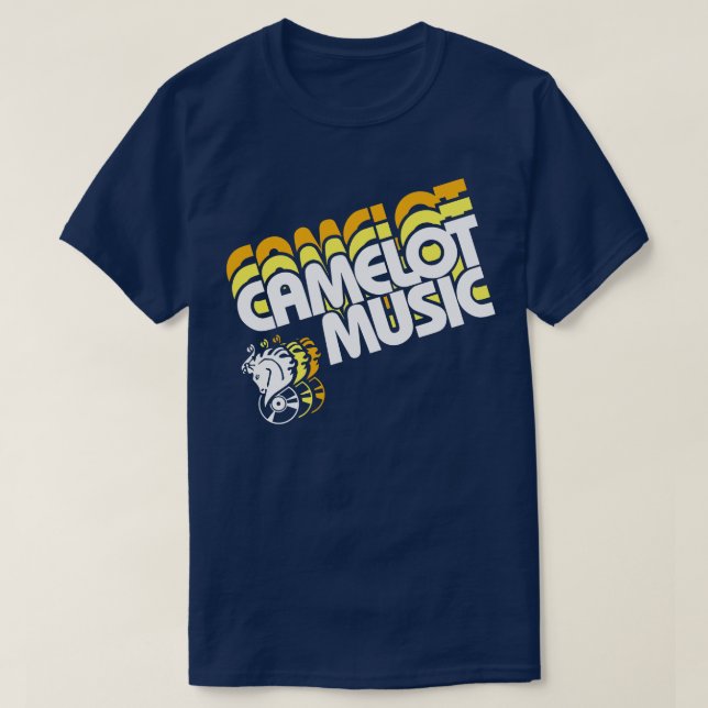Camiseta Camelot Music (Diseño del anverso)