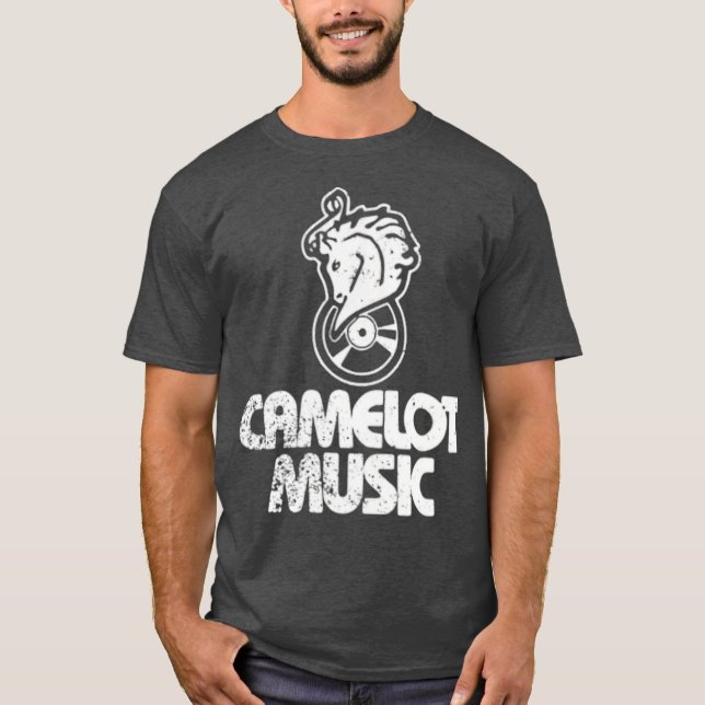 Camiseta Camelot Music T-Shirt - Retro 1980s Music (Anverso)
