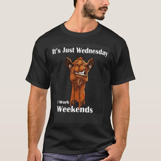 Camiseta Camels Work hard and Play harder (Anverso)