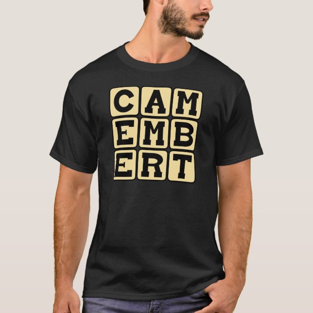 Camiseta Camembert, queso blando (Anverso)