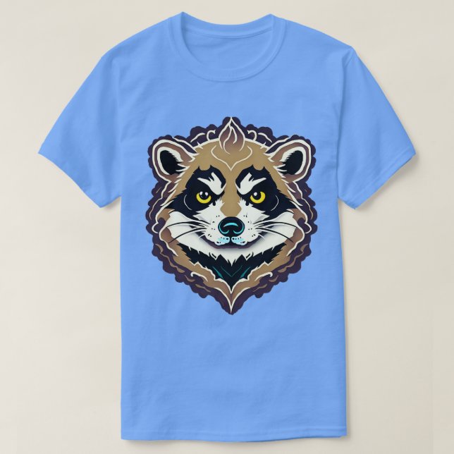 Camiseta Cameo Adorable Raccoon Comic 6 (Diseño del anverso)