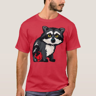 Camiseta Cameo De Cameo Adorable Raccoon 1