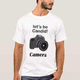 Camiseta Camera Lover Candid Photographer