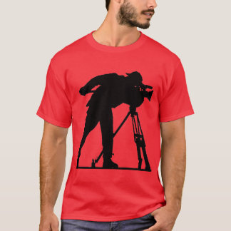 Camiseta "Cameraman rojo "