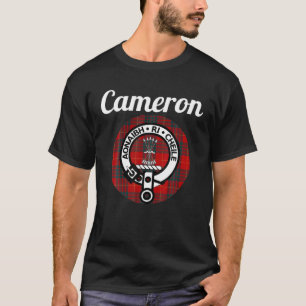 Camiseta Cameron Clan Escocia Nombre Escudo De Armas Tartán