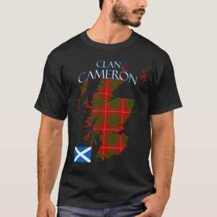 Camiseta Cameron Scottish Clan Tartan Scotland