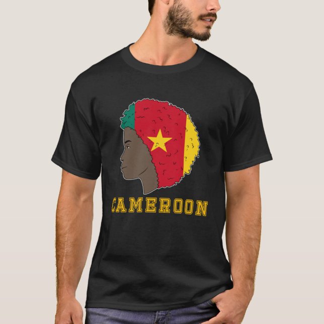 Camiseta Cameroon Cameroonian Africa Proud Princess Queen M (Anverso)