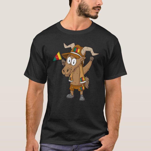 Camiseta Cameroon Capricorn fan (Anverso)