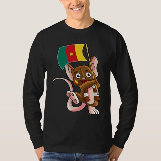 Camiseta Cameroon Fan Mouse (Anverso)