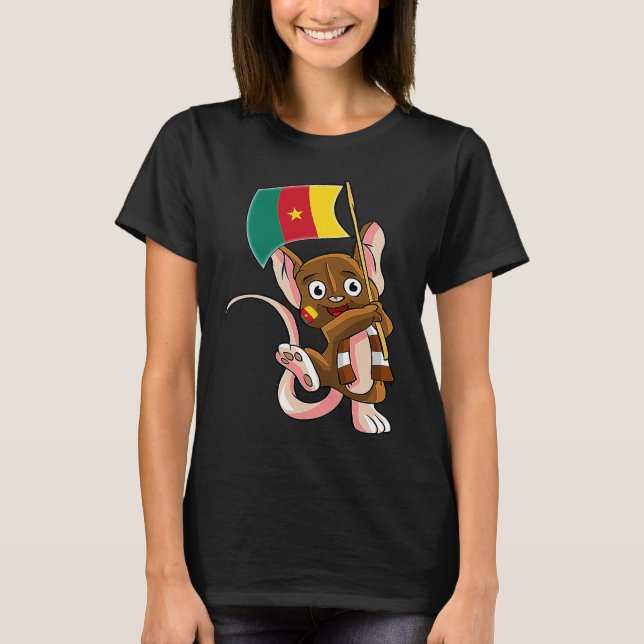 Camiseta Cameroon Fan Mouse (Anverso)