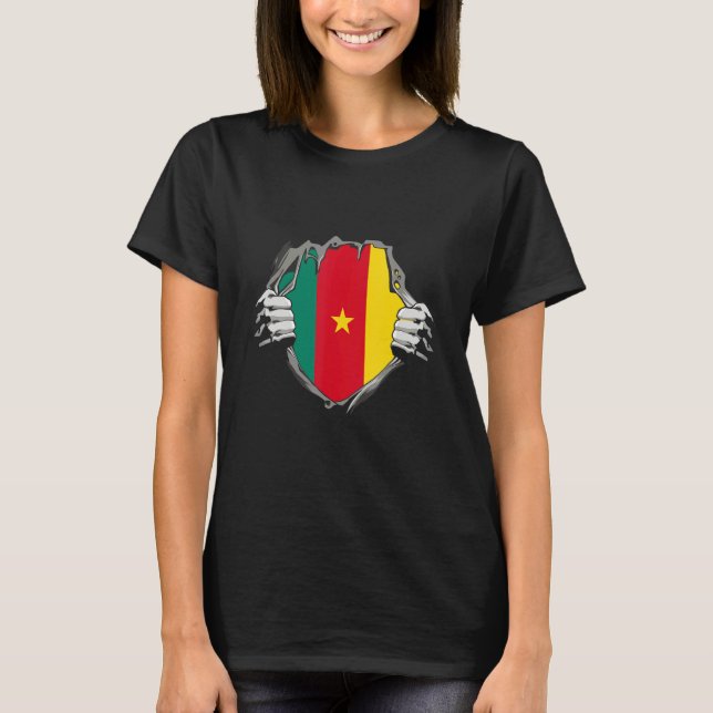 Camiseta Cameroon flag (Anverso)