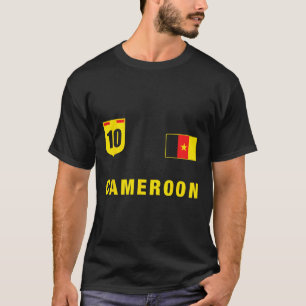 Camiseta Cameroon Ropa Verde Diseño de Ropa de Camerún Homb