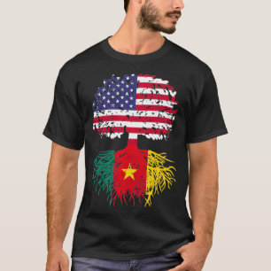 Camiseta Camerún: Raíces del árbol del patrimonio nacional