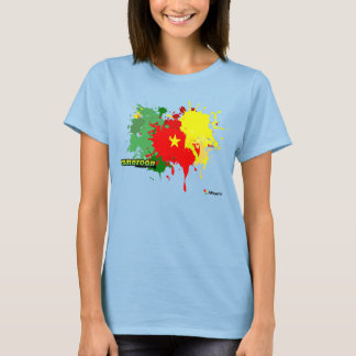Camiseta Camerún Splash White