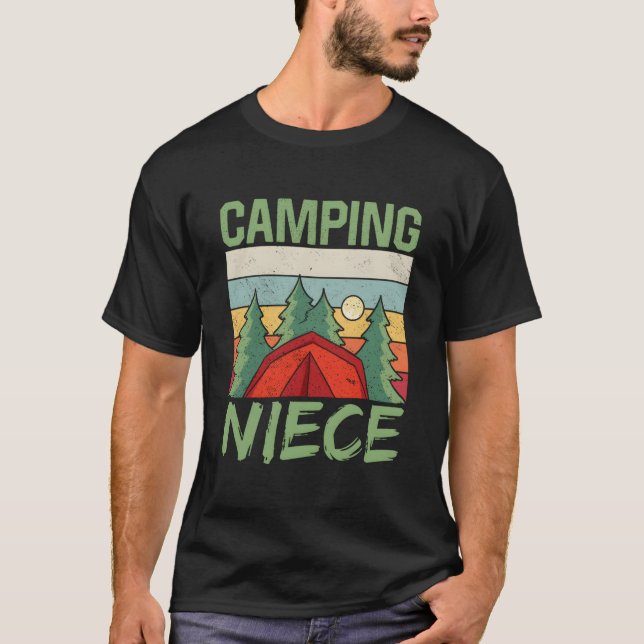 Camiseta Camg Niece Campfire Campsite Camper Camp (Anverso)