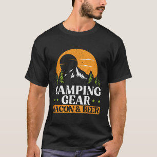 Camiseta Camg Y Bacon Meat Camp Camper Me Encanta Bacon
