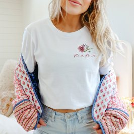 Camiseta CAMILLA Boho Wildflower Mama Birday