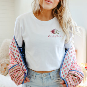 Camiseta CAMILLA Boho Wildflower Mama Birday