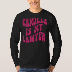 Camiseta Camille es mi jueza de abogado