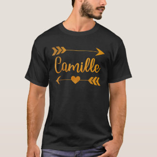 Camiseta CAMILLE Nombre personalizado Funny Personalizado d