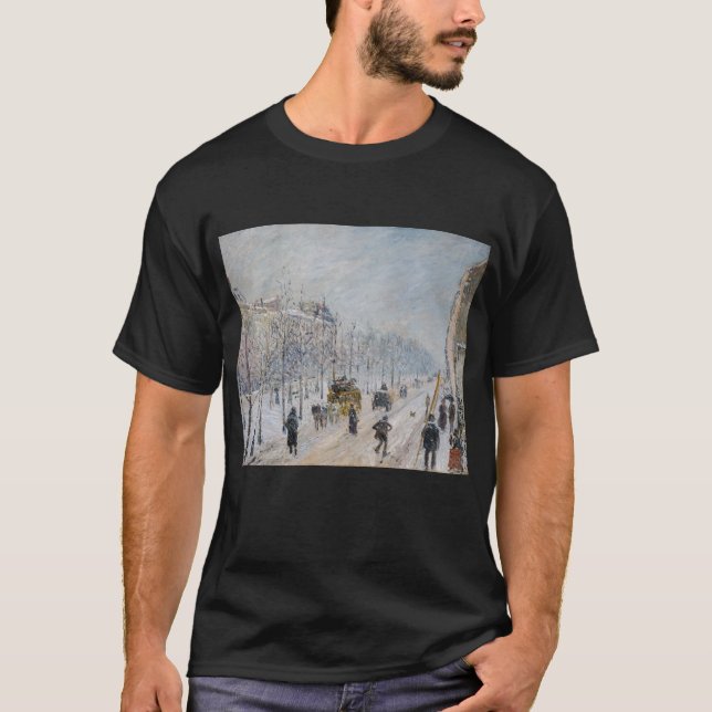 Camiseta Camille Pissarro - Bulevares Exteriores, Efecto de (Anverso)