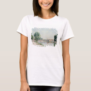 Camiseta Camille Pissarro el   el puente ferroviario,