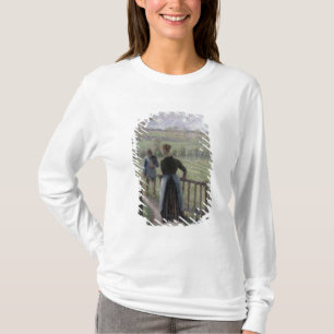 Camiseta Camille Pissarro el la mujer con los gansos,