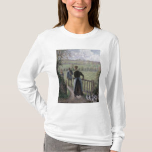 Camiseta Camille Pissarro el   la mujer con los gansos,