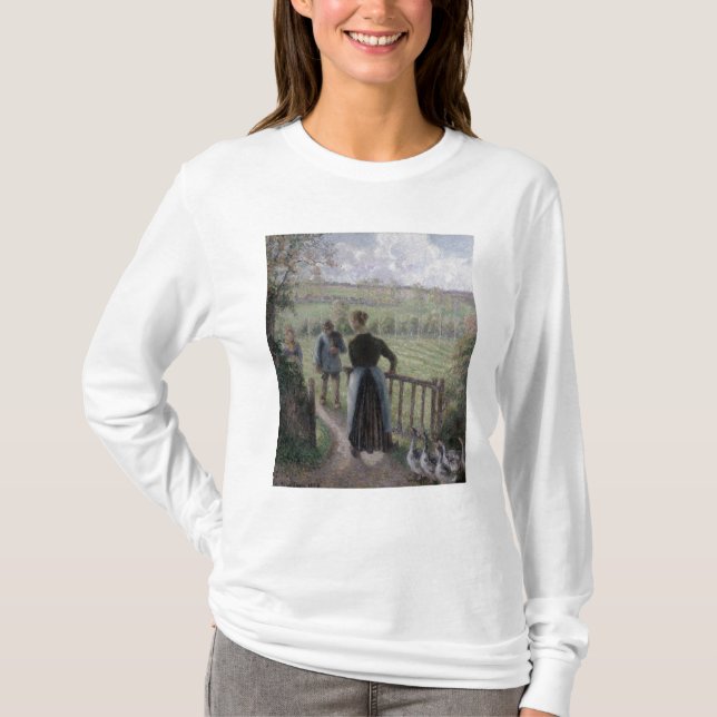 Camiseta Camille Pissarro el | la mujer con los gansos, (Anverso)