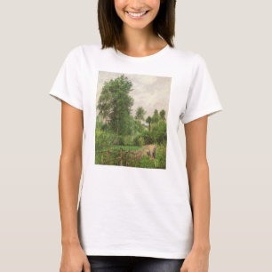 Camiseta Camille Pissarro el   Paysage, gris de los temps