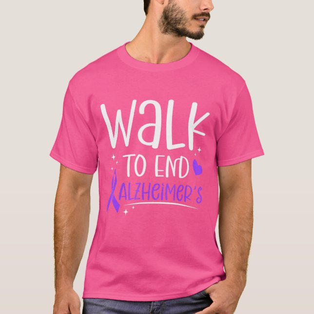 Camiseta Camina para terminar con el servicio de ayuda a la (Anverso)