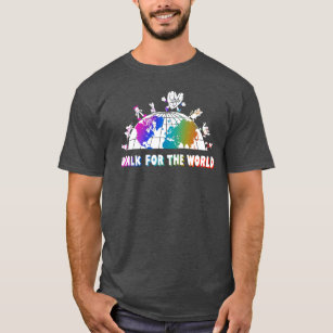 Camiseta Camina por el mundo con amor en la bahía