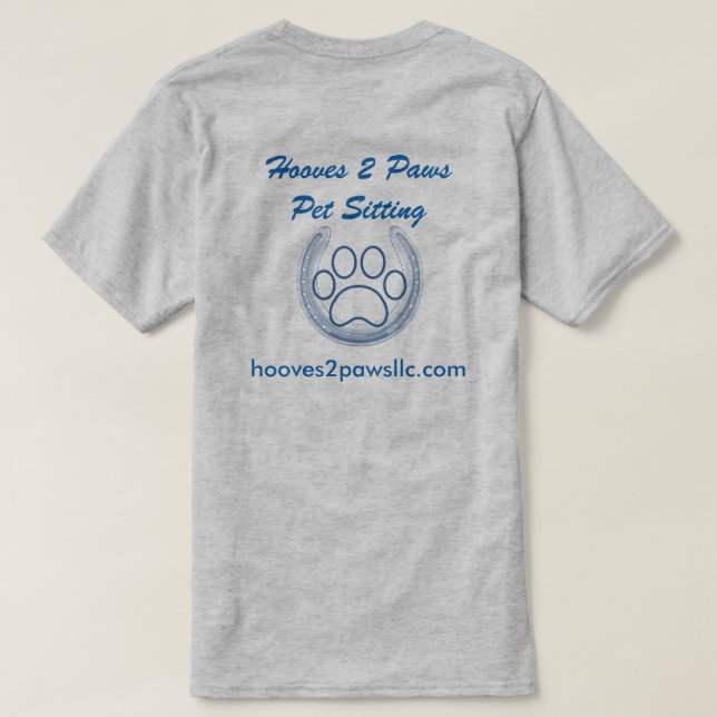 Camiseta Camina una milla en mis zapatos (Reverso del diseño)