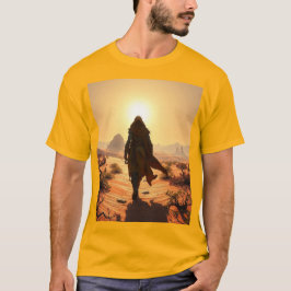 Camiseta Caminando a través de un desierto